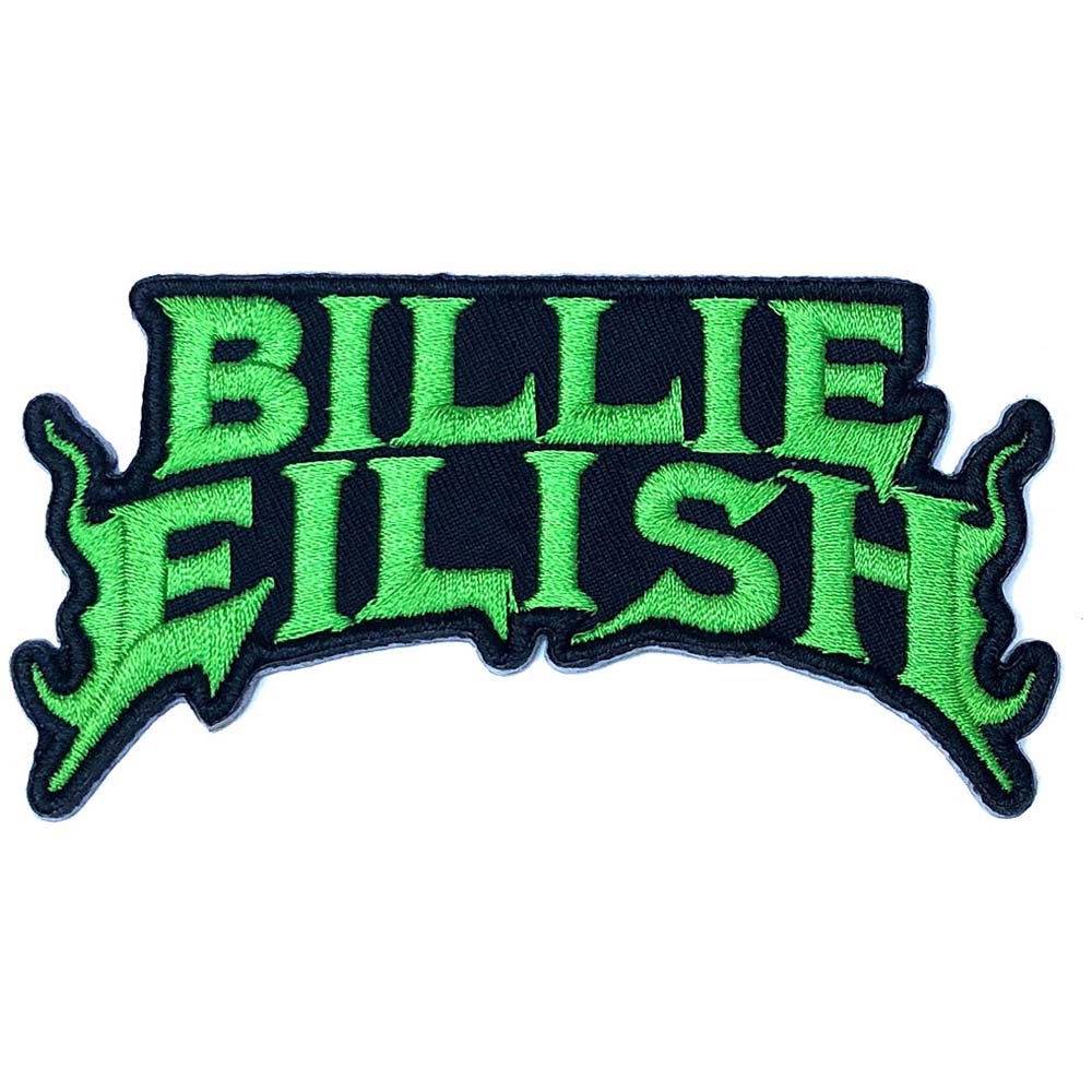 BILLIE EILISH ビリーアイリッシュ - Flame Green / ワッペン - PGS